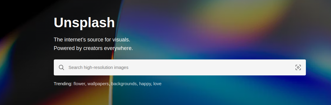 Teaser image of Unsplash.com